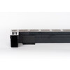 Gouttiere plastique Star Drain avec grille en acier inoxydable  SS  1000mm - Inox