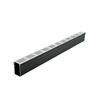 Star Drain pvc channel with grey alu grating 1000mm