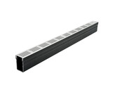 Star Drain pvc channel with grey alu grating 1000mm