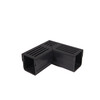 Star Drain  Mini  corner piece with black alu grating - Premium Black