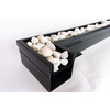 Top Stone 100/100 plastic channel with black alu grating 1000mm