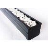 Top Stone 100/100 Kunststoffrinne mit schwarzem Aluminium Gitterrost 1000mm