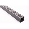 Star Drain  Mini  plastic channel with Inox  stainless steel  grating 1000mm - Diamond Line