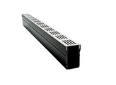 Star Drain pvc channel with grey alu grating 2000mm